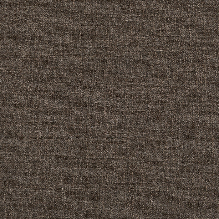 Made in Canada Customizable Sofa Lab Track 24\" Linen-Look Fabric Ottoman - Luna Praline Brown