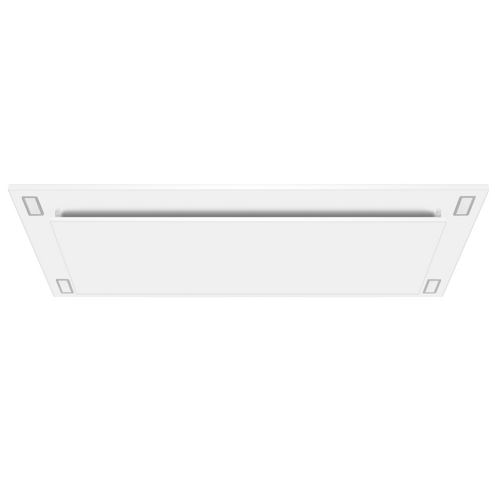 Victory White Flush Ceiling Mount Range Hood - Sunset-WH