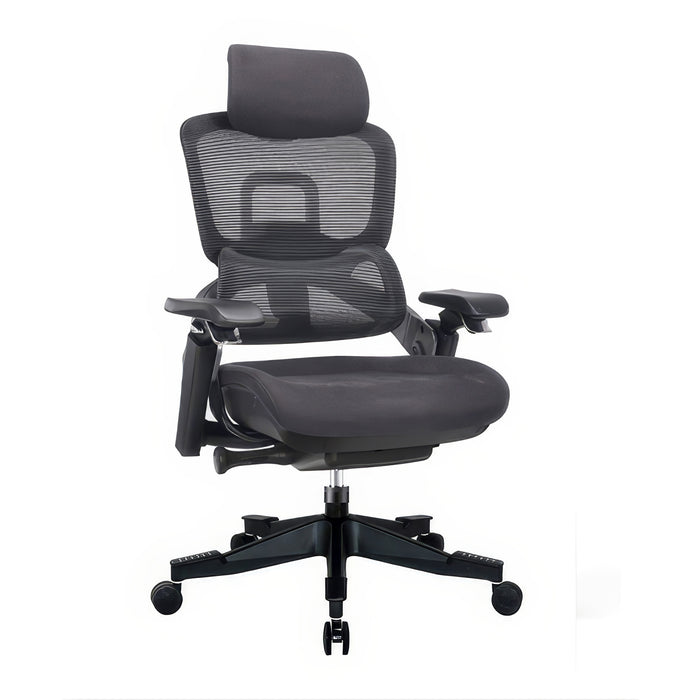 Tygerclaw High Back Adjustable Ergonomic Mesh Office Chair - Black