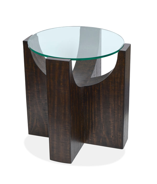 Temple 24\" End Table - Rustic Tavern