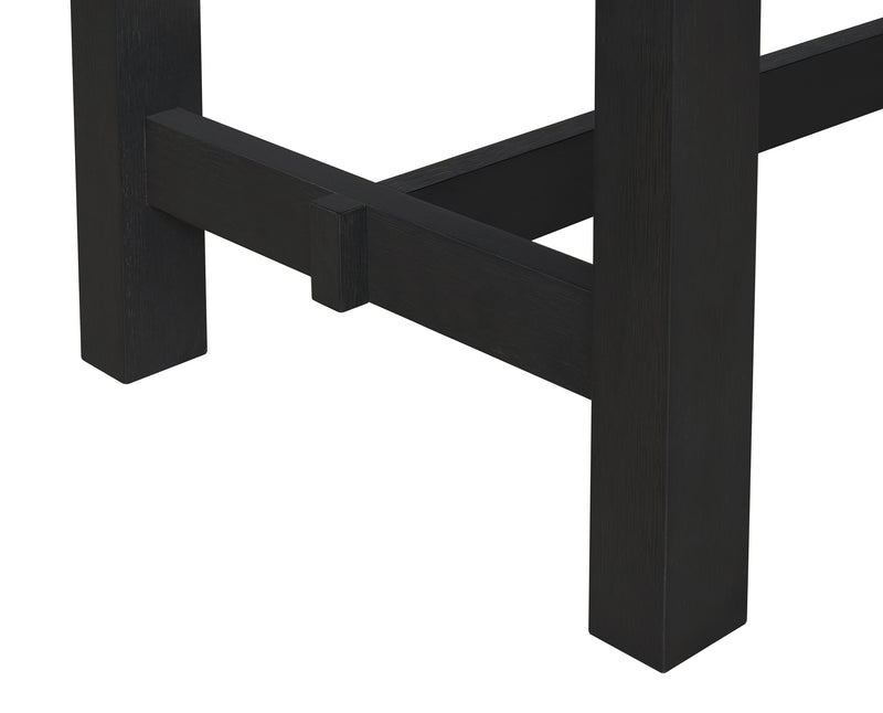 Trove Dining Table, 72”W – Black 