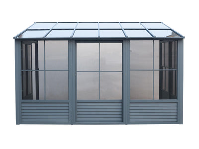 Gazebo Penguin Florence - Wall Mounted Solarium 10x16 Polycarbonate Roof|Gazebo Penguin Florence - Solarium mural 10x16 Toit de polycarbonate