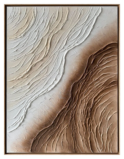 Earth Moves VIII Hand Painted Wall Art – 36" x 48" | Œuvre d’art murale Earth Moves VIII peinte à la main - 36 po x 48 po