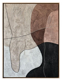 Earth Moves VII Hand Painted Wall Art – 36