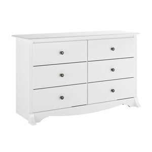 Monterey Kids 6-Drawer Dresser - White