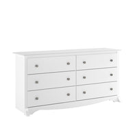 Monterey 6-Drawer Dresser - White