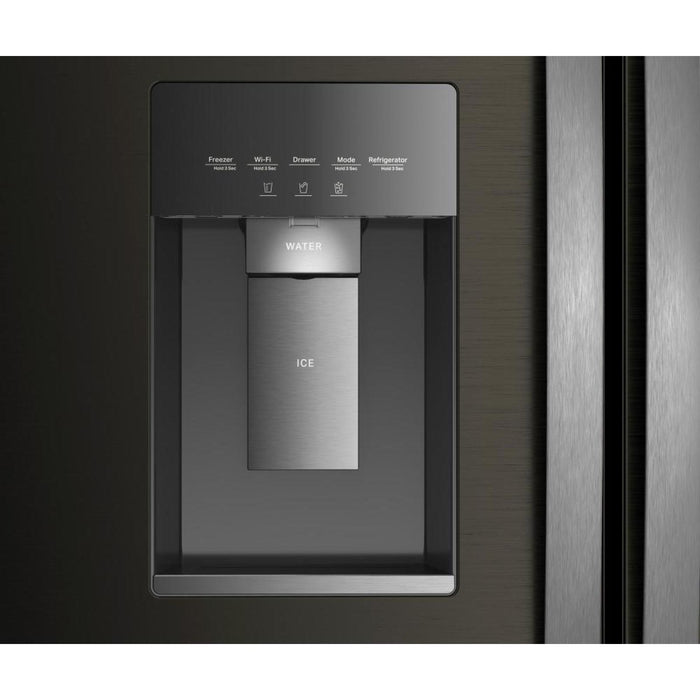 Whirlpool 36” 23.4 Cu. Ft. French Door Refrigerator – Black Stainless Steel - WRFC7036RV