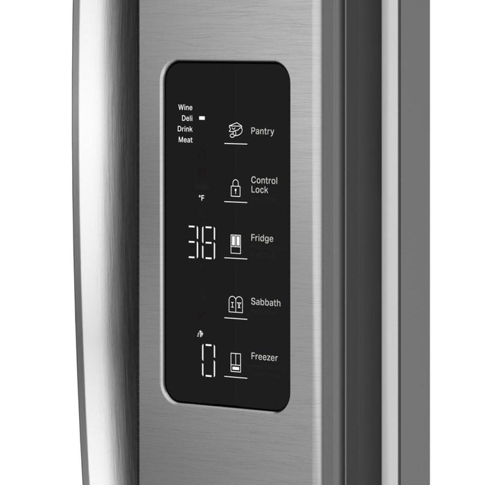 Whirlpool 36” 23.4 Cu. Ft. French Door Refrigerator – Stainless Steel - WRFC7036RZ