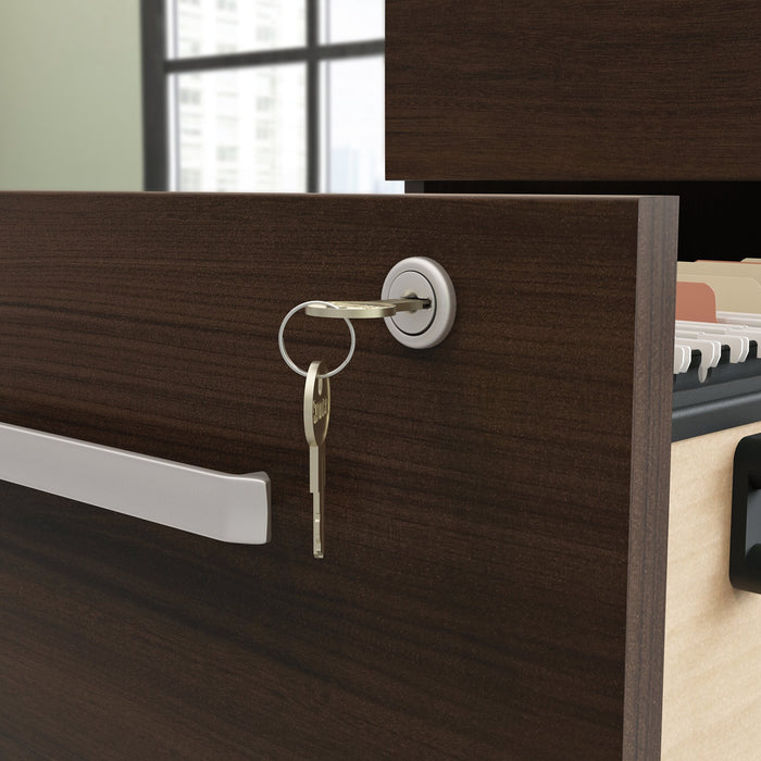 Affirm 15.55\" Commercial Grade 2-Drawer Filing Cabinet - Noble Elm