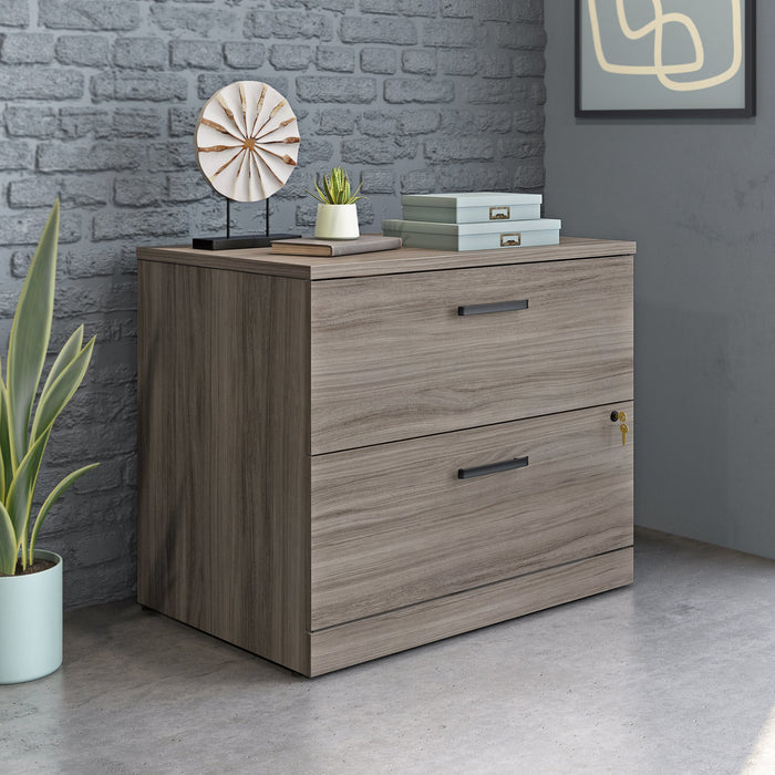 Affirm 35.43\" Commercial Grade 2-Drawer Filing Cabinet - Hudson Elm