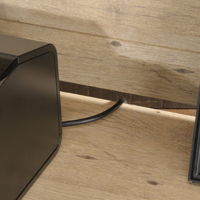 Aspen Post 65.12\" Commercial Grade Office Hutch with 2 Glass Doors - Prime Oak