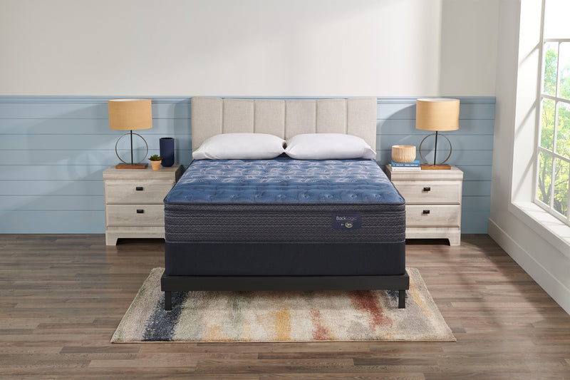 Serta Back Logic 1.1 Eurotop Medium Full Mattress Set