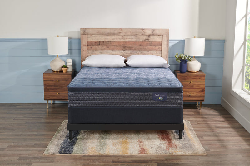 Serta Back Logic 2.0 Eurotop Firm Full Mattress Set