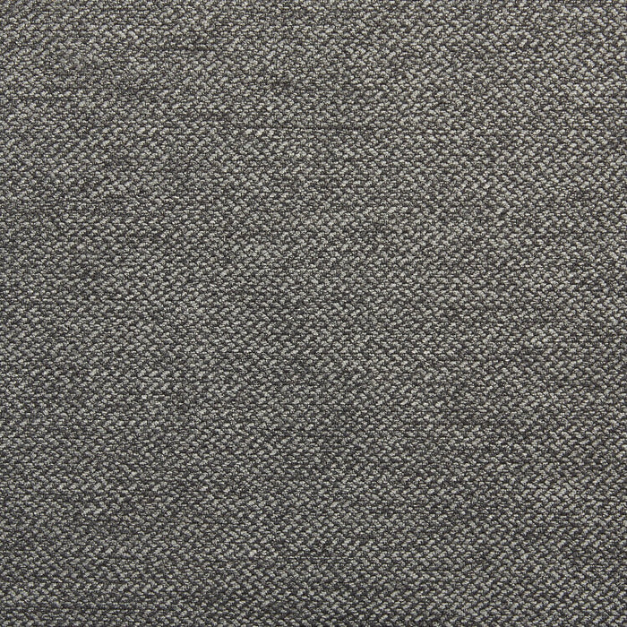 Beck Upholstered Storage Bed in Dark Grey Fabric, Button Tufted - Queen Size