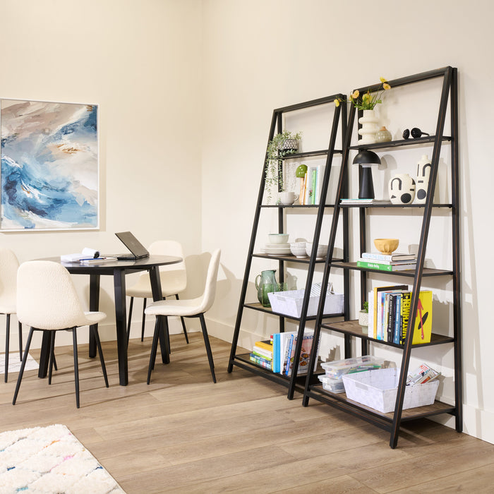 Beech 11” Modern Acrylic Portable Indoor/Outdoor Table Lamp with USB Port - Black