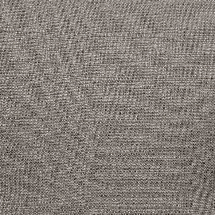 Brady Upholstered Wingback Bed in Light Grey Fabric with Nailhead Design, Button Tufted - King Size