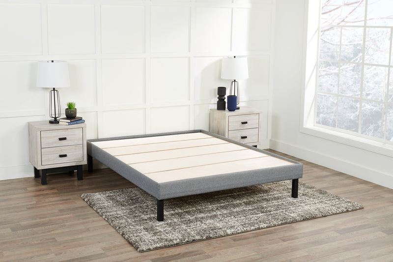 Breeze Twin XL Platform Base - Medium Grey