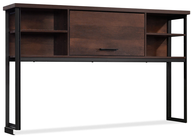 Briarbrook 60\" Commercial Grade Computer Desk Hutch with Cubbyholes - Brown