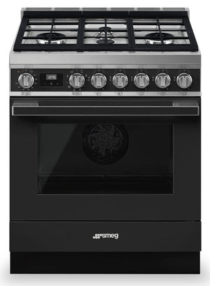 Smeg Portofino 3.6 Cu. Ft. Dual Fuel Range - CPF30UGMAN