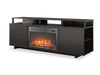 Ameriwood Home Mason Electric Fireplace TV Stand for TVs up to 65\" - Espresso