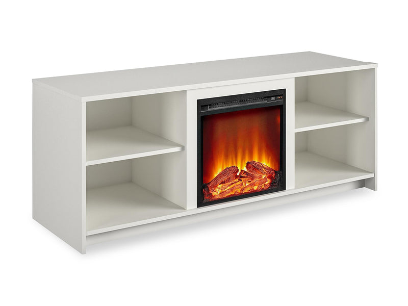 Ameriwood Home Mainstays Courtland Electric Fireplace TV Stand for TVs up to 65\" - White