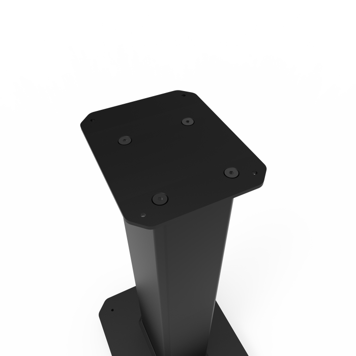 Kanto SX22 22\" Fillable Speaker Stands with Isolation Feet and Fillable Channel - Pair, Black