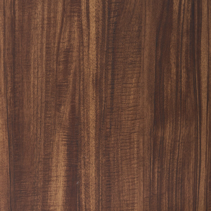 Scott Living Dante Panel Bed with Headboard & Frame, Brown - Queen Size