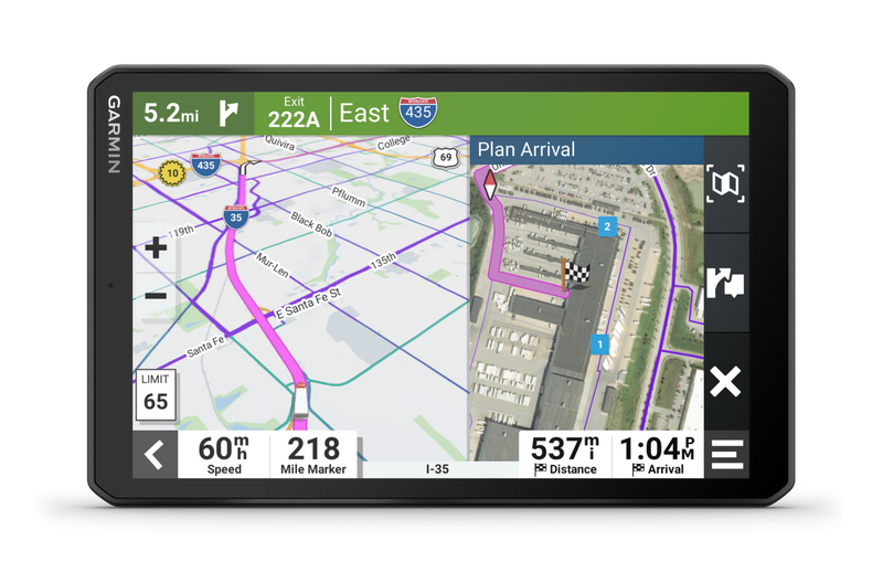 Garmin Dēzl™ Otr810 8\" Truck Gps Navigator - Dash Cam With Custom Routing And 8” Touchscreen Display
