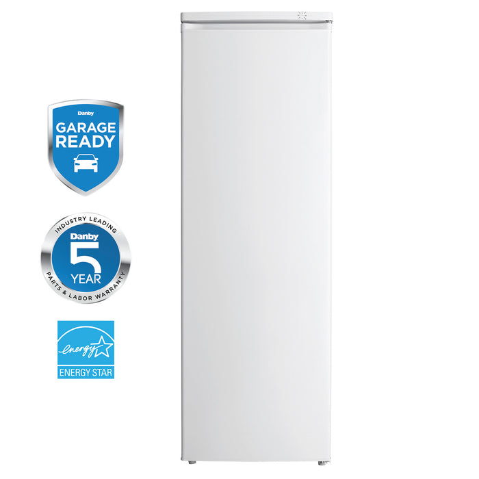Danby 7.1 Cu. Ft. Upright Freezer - White - DUF071A3WDB