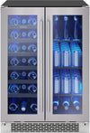 Brisas by Zephyr  24\" Wine Beverage Cooler - Stainless Steel - BWB24C32AG