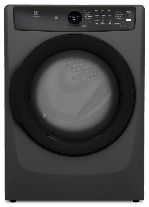 Electrolux 8 Cu. Ft. Gas Dryer with Steam – Titanium – Stackable - ELFG7437AT