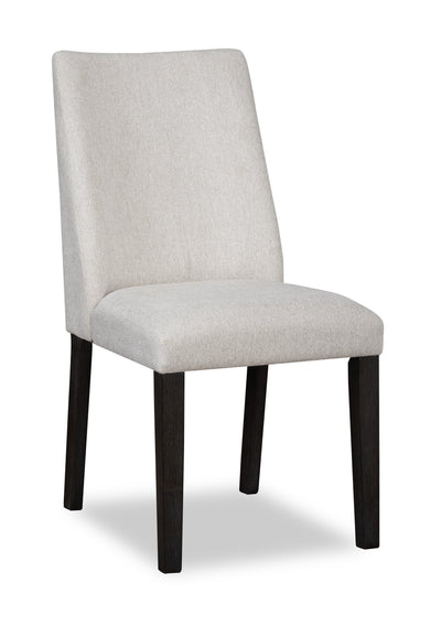 Emery Dining Chair with Polyester Fabric - Grey | Chaise de salle à manger Emery en tissu de polyester - grise