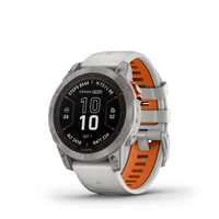 Garmin Fenix® 7 Pro Gps Smartwatch - Health Monitoring With Solar Charging, 47mm - Titanium/orange