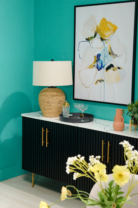 Acrylic Yellow Flower - 31\" x 41\"