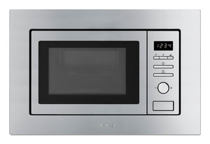 Smeg 0.7 Cu. Ft. Built-In Microwave with Trim Kit - FMIU020X