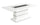 Garbo Dining Table with Glass Insert, Pedestal Base, Glam, 78.75