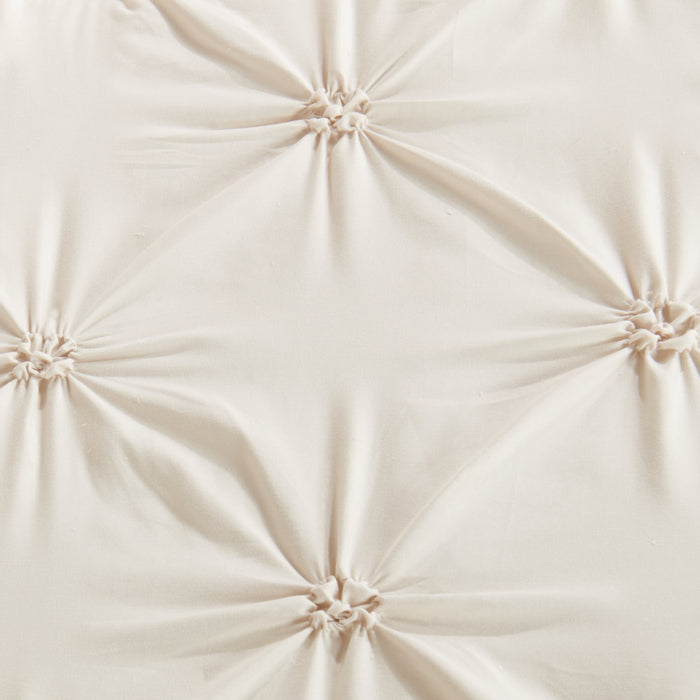 Gardenia Wynd 3-Piece King Comforter Set - Oatmeal