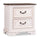 Grace Nightstand with USB Port - Antique White