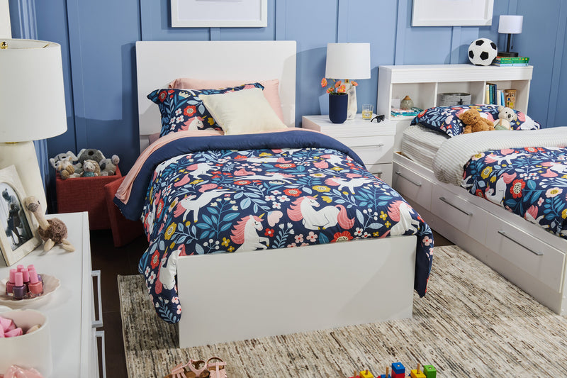 Halifax 14.75\" Square Fabric Storage Ottoman - Orange