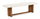 Scott Living Henri Dining Bench with Polyester Fabric, Wood, 68"W - Brown