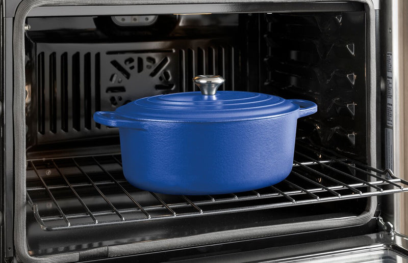 GE 30\" 5 Cu. Ft. Electric Single Wall Oven with No Preheat Air Fry - Stainless Steel - JTS5000SVSS