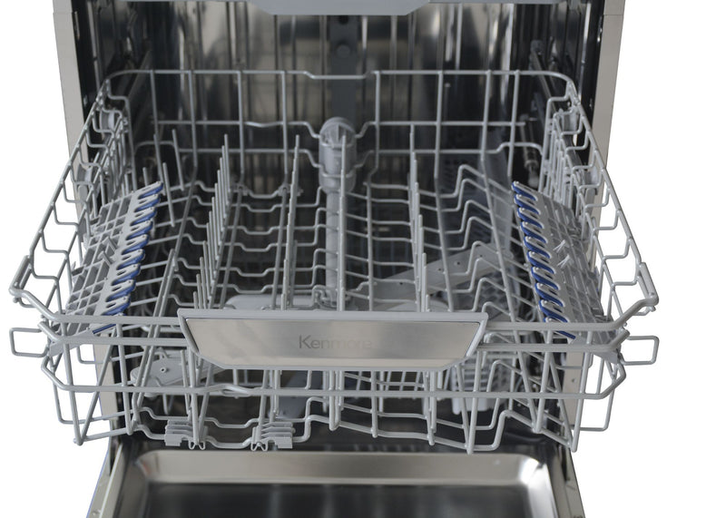 Kenmore 24” 45 dBA Front-Control Built-In Dishwasher with EASYREACH™ Lift – Stainless Steel - KKDW3RPHLIFT-45SS
