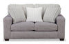 Koda Chenille Loveseat - Plush Paloma