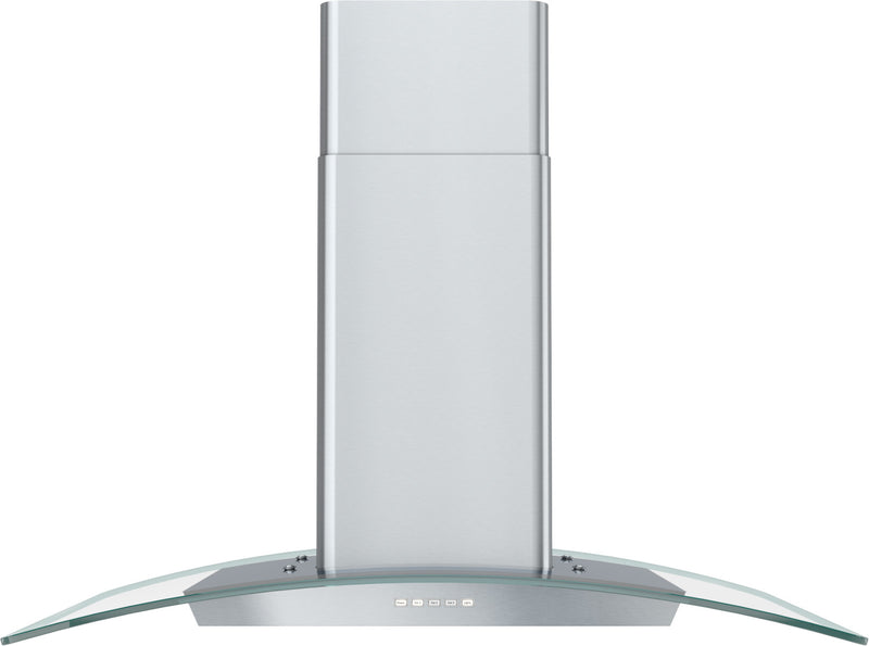 Brisas by Zephyr  36\" Curved Glass Range Hood -  Stainless Steel - BML-E30CG