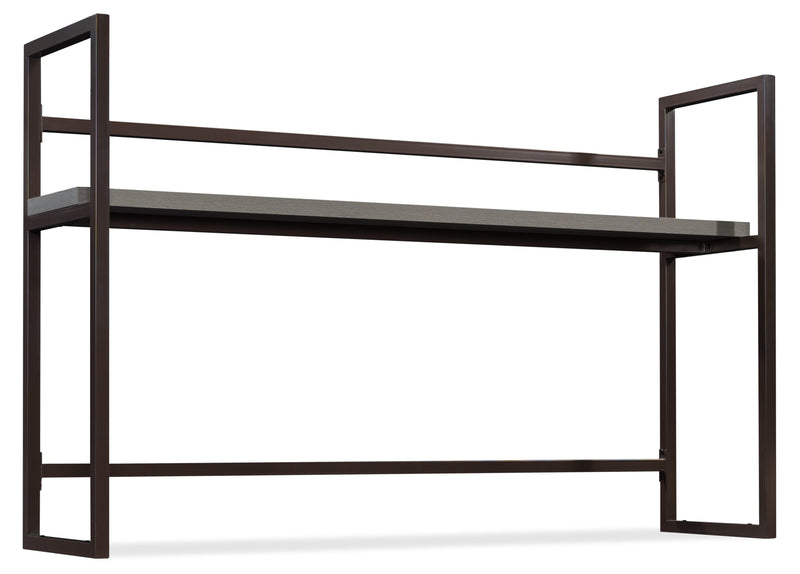 Manhattan Gate 65.98\" Commercial Grade Computer Hutch with Shelf - Mystic Oak