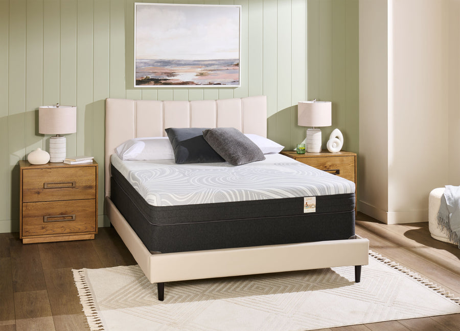 Springwall Spa mattress in a furnished bedroom