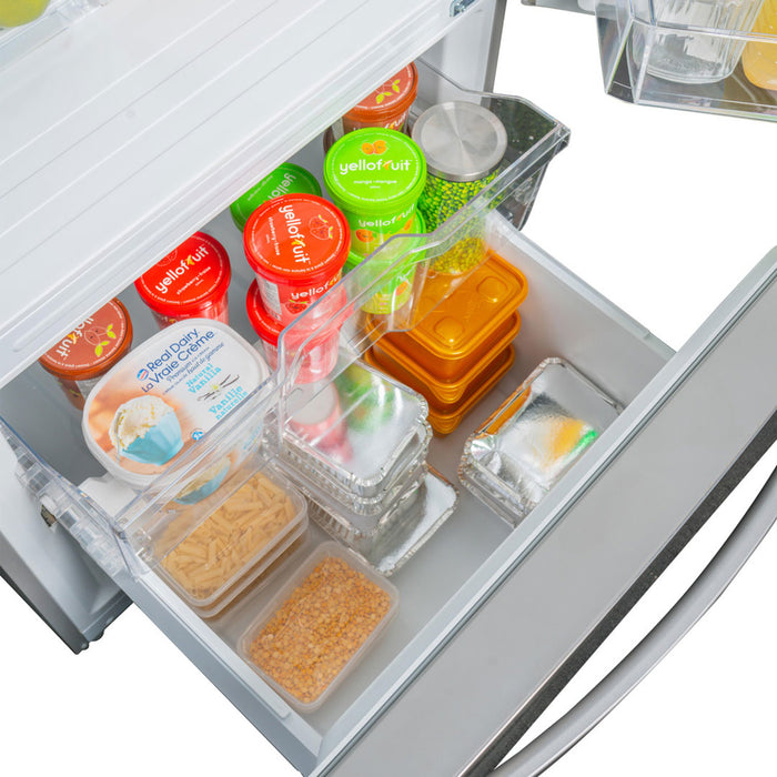 Danby Designer 29.5\" 18.7 Cu. Ft. Bottom Mount Apartment Fridge - Stainless Steel - DBM187E1SSDB