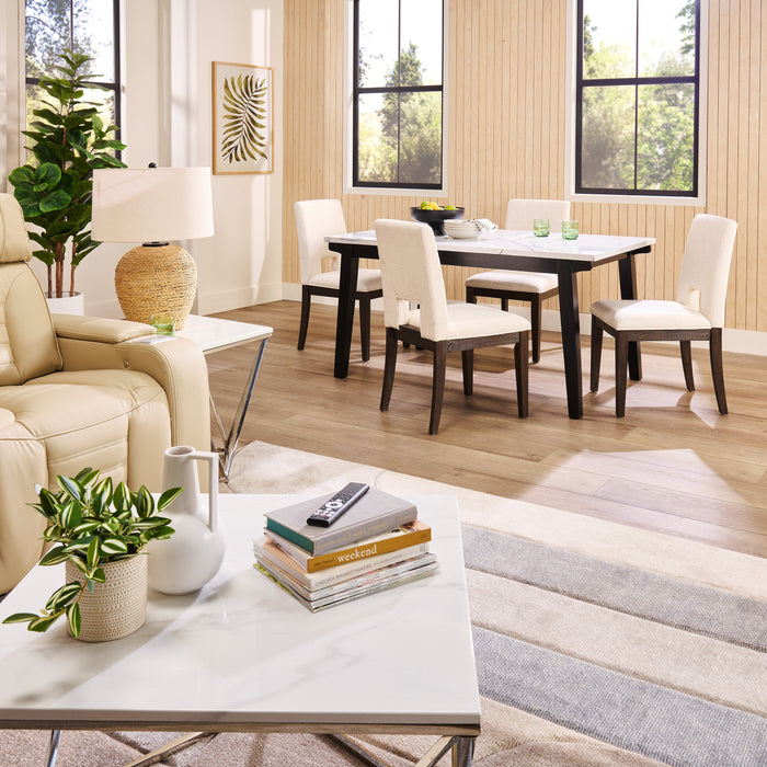 Green Botanical Framed Linen Artwork - 25.5\" x 33.5\"