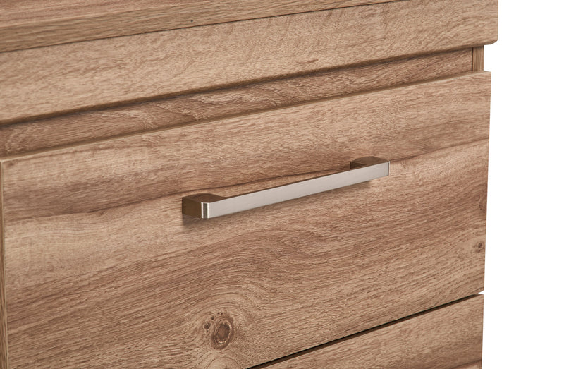 Oakley Bedside 2-Drawer Nightstand, 21\"W x 22\"H, Made in Canada - Natural