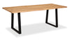 Oskar Dining Table, Acacia Wood & Metal, 79